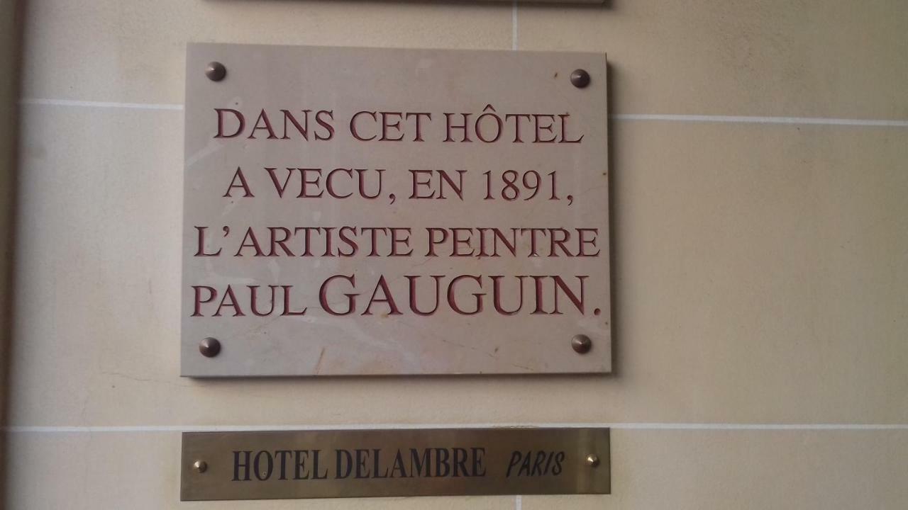 Hotel Delambre Parijs Buitenkant foto